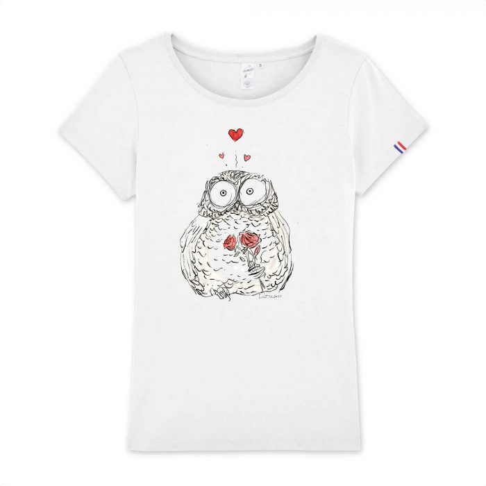 Organic Cotton T-Shirt Slim Fit - Made in France - Tiny Owl 14