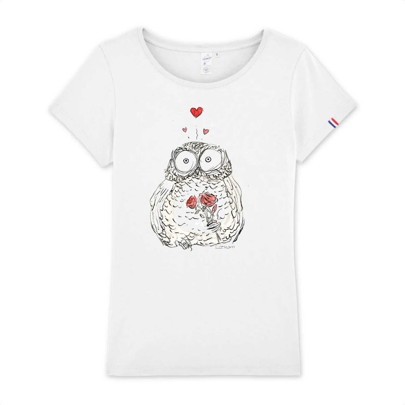 Organic Cotton T-Shirt Slim Fit - Made in France - Tiny Owl 14