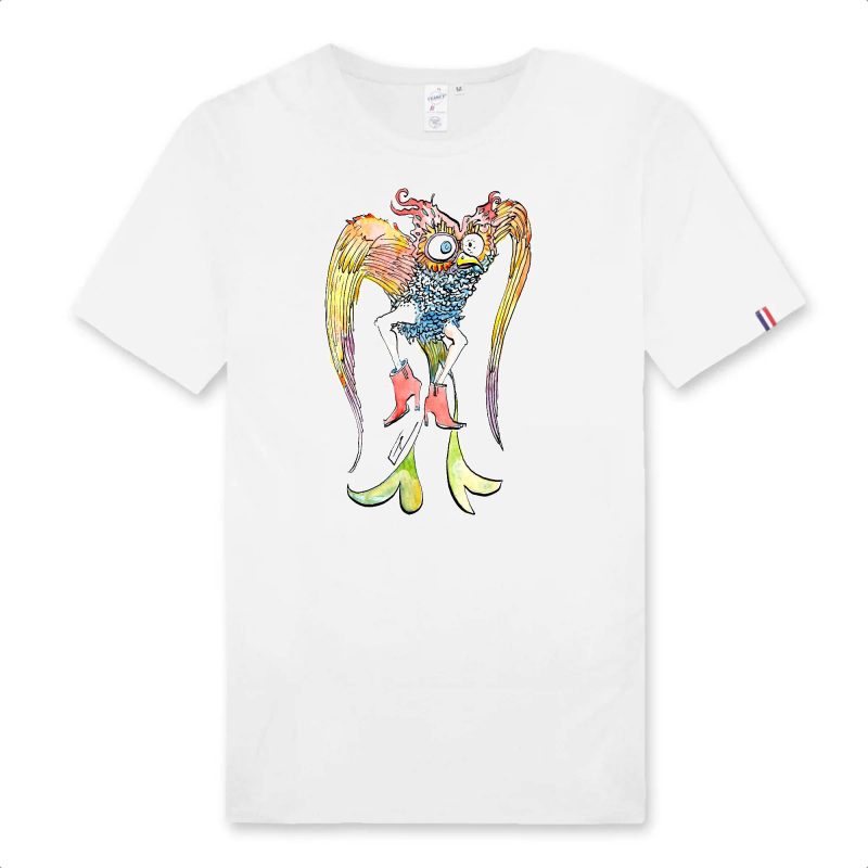 Unisex Organic Cotton T-shirt - Made in France - Fashionista Owl