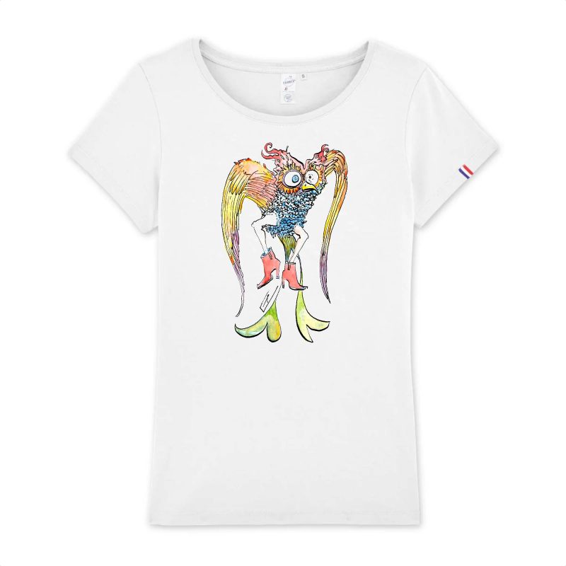 Organic Cotton T-Shirt Slim Fit - Made in France - Fashionista Owl